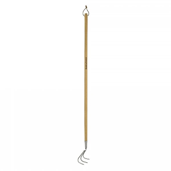 Kent & Stowe Stainless Steel Long Handled 3 Prong Cultivator 1 Kent & Stowe Stainless Steel Long Handled 3 Prong Cultivator