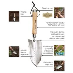 Kent & Stowe Stainless Steel Capability Trowel -Webbs Direct Store 1139543 6