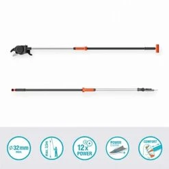 Gardena StarCut Pro Bypass Cut Telescopic Pruning Lopper (Small) -Webbs Direct Store 1326210 2