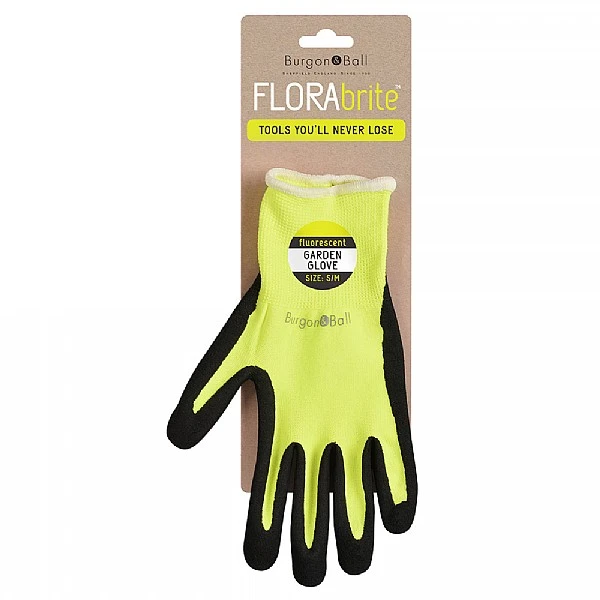 Burgon & Ball Florabrite Yellow Garden Gloves S/M 1 Burgon & Ball Florabrite Yellow Garden Gloves S/M