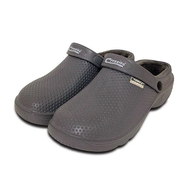 Town & Country Fleece Cloggies - Charcoal 1 Town & Country Fleece Cloggies - Charcoal